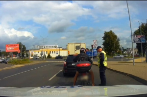 В Орше задержали нетрезвого водителя мопеда