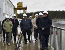 Учащиеся инженерного класса гимназии № 1 имени Ж. И. Алфёрова посетили Витебскую ГЭС