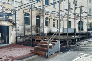 Спасатели ликвидировали возгорание в кафе на улице Суворова в Витебске