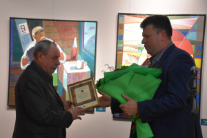 В Витебске открылась юбилейная выставка Олега Сковородко «Форма. Цвет. Ритм»