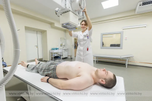 Новый рентгеновский кабинет открыли в Витебском областном клиническом кардиологическом центре 